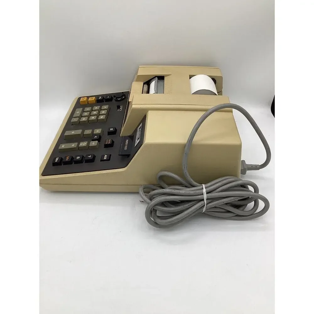 1970's Canon Canola MP141 Japan Calculator Adding Machine Vary Rare Works